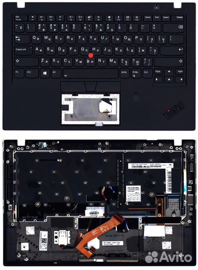 Клавиатура Lenovo ThinkPad X1 Carbon Gen 6 топкейс