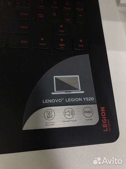Игровой ноутбук Lenovo Legion Y520, i5-7gen
