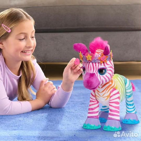 Интерактивная игрушка My Rainbow Zebra