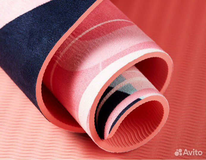 Коврик для йоги и фитнеса + чехол