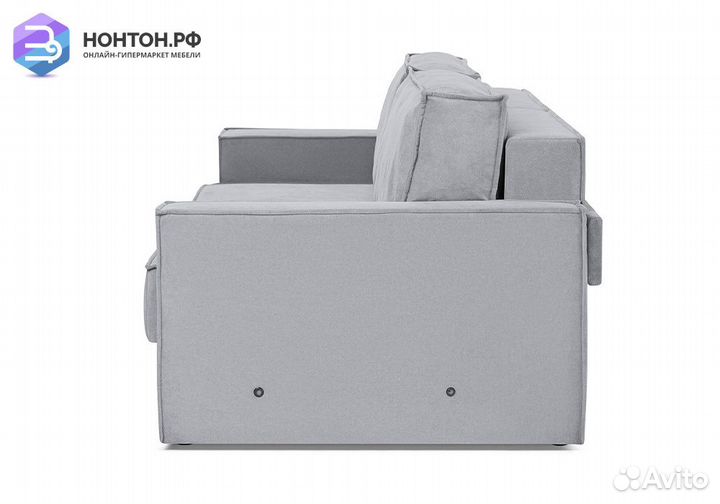 Диван еврокнижка двухместный Тревис серый
