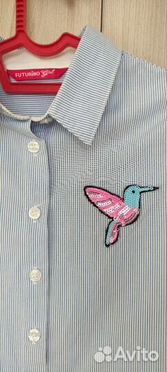 Рубашка для девочки 140