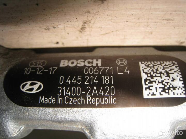 Рампа топливная KIA ceed (ED) 2011