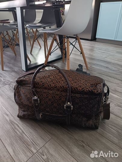 Сумка дорожная натуральная кожа италия