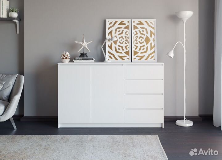 Комоды Мори мк1200.10 белые