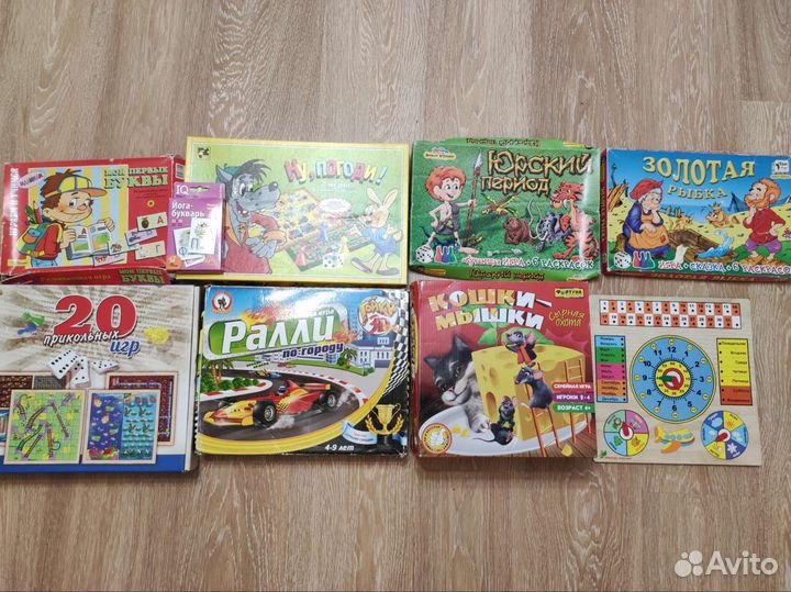Настольные игры 3-7 лет