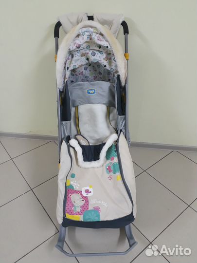 Детские санки-коляска