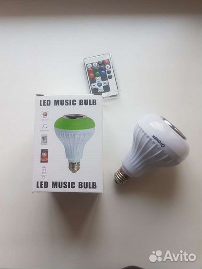 Лампочка - колонка светящаяся новая