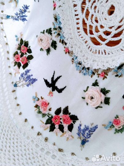 Салфетки на стол круглые