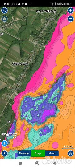 Карты глубин на телефон