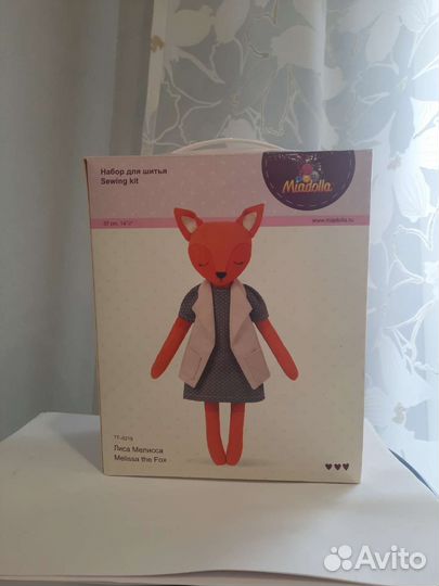 Новый набор для шитья Miadolla Лиса Мелисса