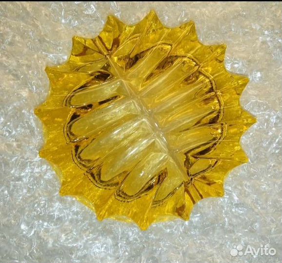 Пепельница,цветное стекло СССР