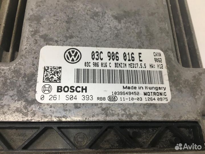 Блок управления двигателем Skoda Octavia A5 1Z- 20