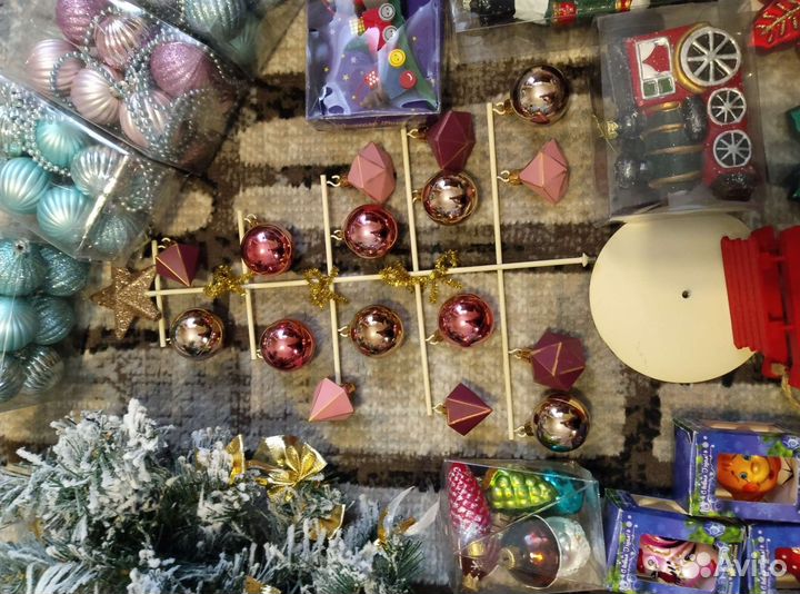 Елочная игрушка стекло