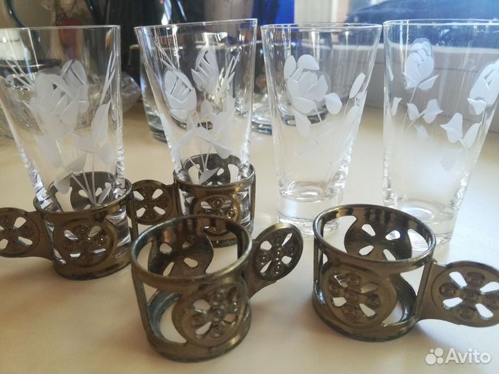 Стаканчики и подстаканники СССР