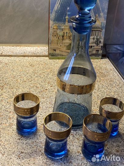 Графин и 4 рюмки