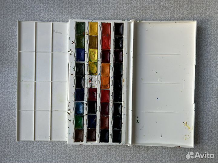 Акварельные краски невская палитра