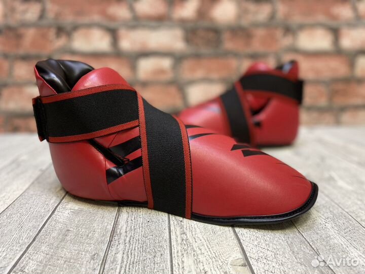 Футы для тхэквондо/кикбоксинга BoyBo New Red