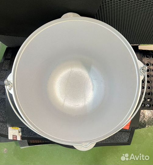 Казан котел алюминиевый с крышкой 40 литров