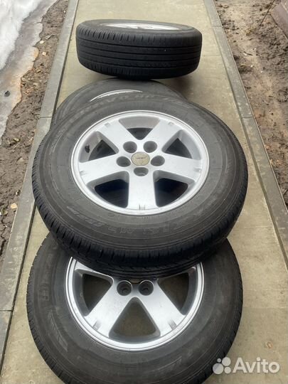 Шины с дисками для mitsubishi 215/70r16 лето