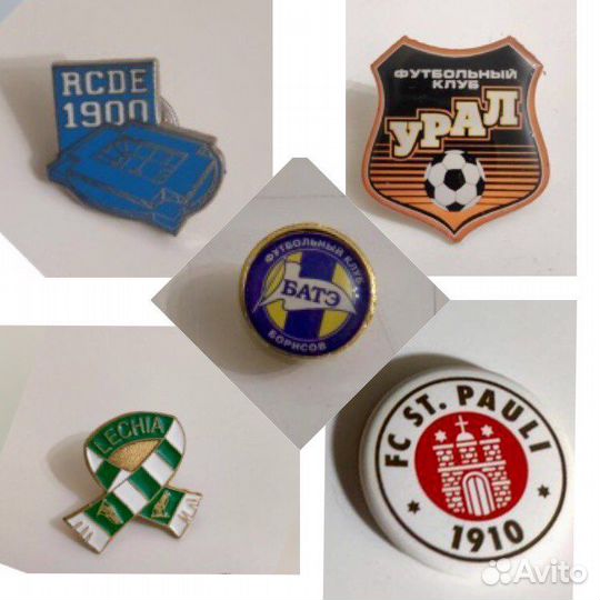 Значки футбольные и спортивные