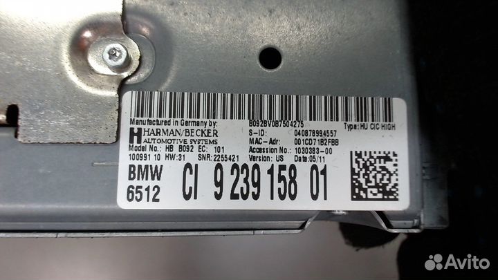 Магнитола BMW 5 F10, 2011