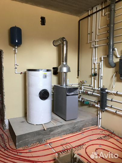 Монтаж отопления, водоснабжения, теплые полы