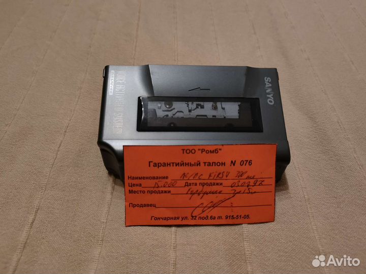 Sanyo диктофон, проигрыватель