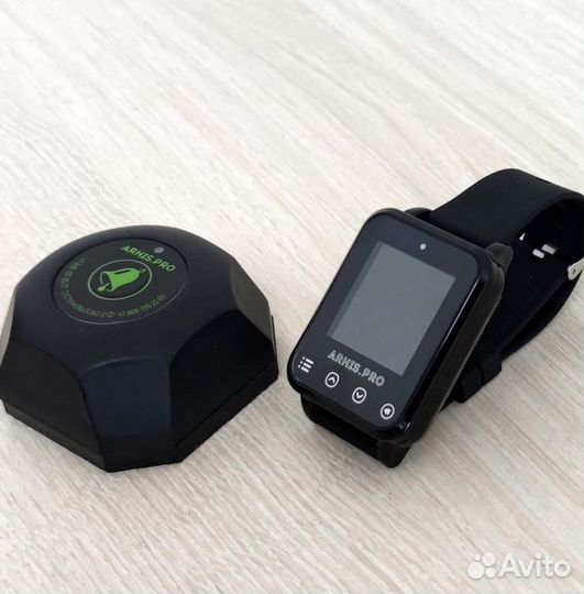 Кнопка вызова модель Бургер и пейджер на руку