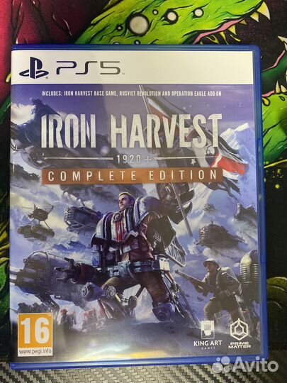 Диски на пс 5 iron Harvest