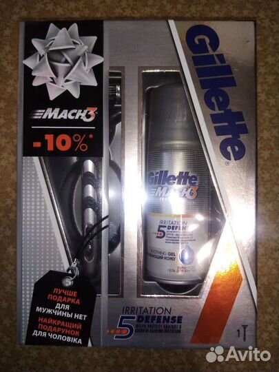 Набор Gillette с гелем, гель Gillette