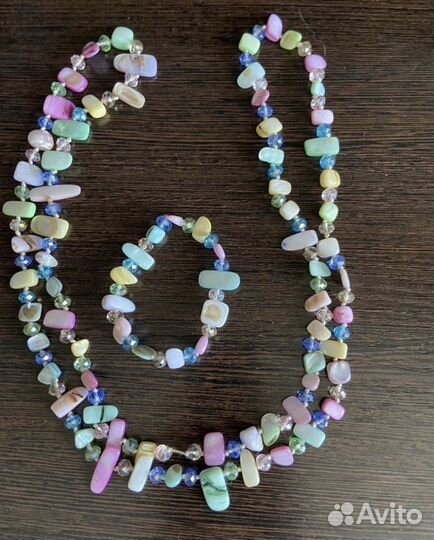 Бусы и браслет