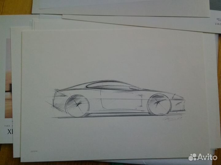 Оригинальное портфолио Jaguar XK New (2006)