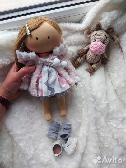Кукла ручной работы 30см
