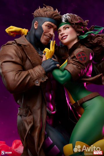 Статуя Rogue and Gambit от Sideshow