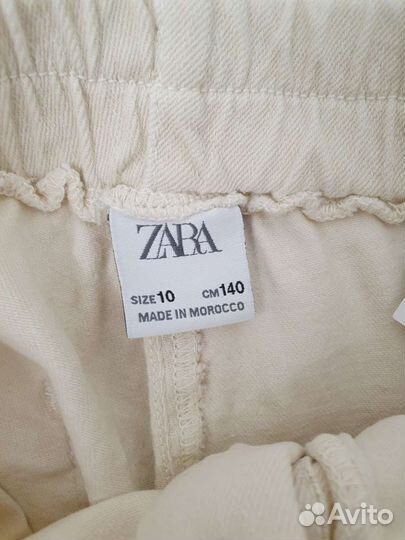 Джинсы zara для мальчика 140