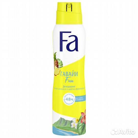 Дезодорант женский FA Ритмы Острова Гавайи: Аромат