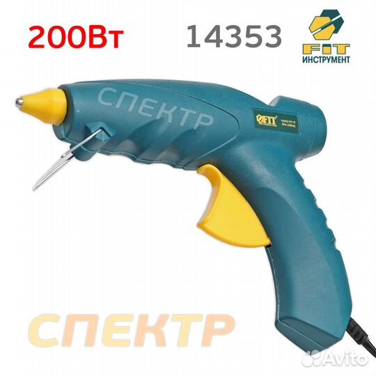 Пистолет клеевой FIT 14353 (200Вт, ф11мм, 220В) в