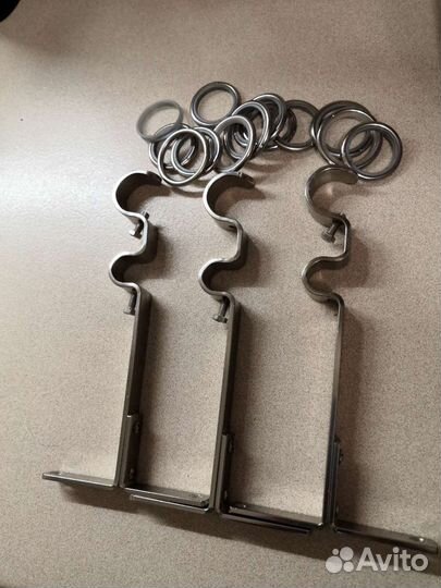 Штанга с кольцами и держателем
