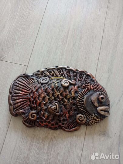 Рыбы декоративные. Ручная работа. Панно