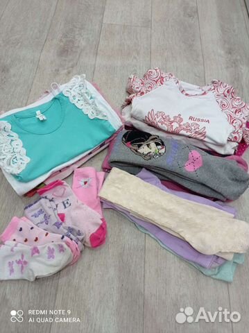 Вещи на девочку пакетом 92-98 р-р
