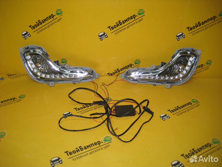 Фара противотуманная Hyundai Solaris Диодные