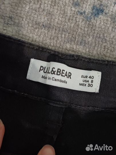 Джинсы скинни Pull&Bear