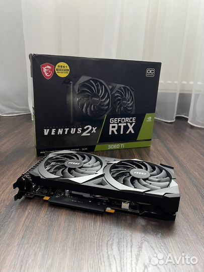 Видеокарта msi rtx 3060 ti ventus 2x 8g