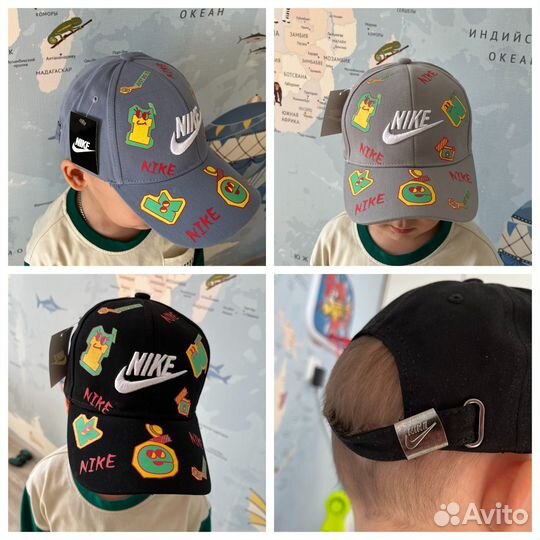 Бейсболка детская (кепка) разных цветов