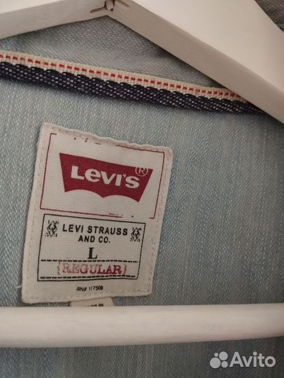 Рубашка levis мужская L