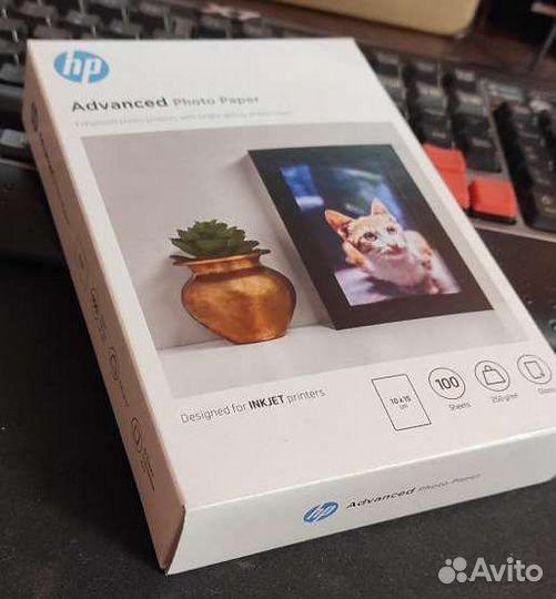 Глянцевая бумага HP Advanced 10 x 15 без полей