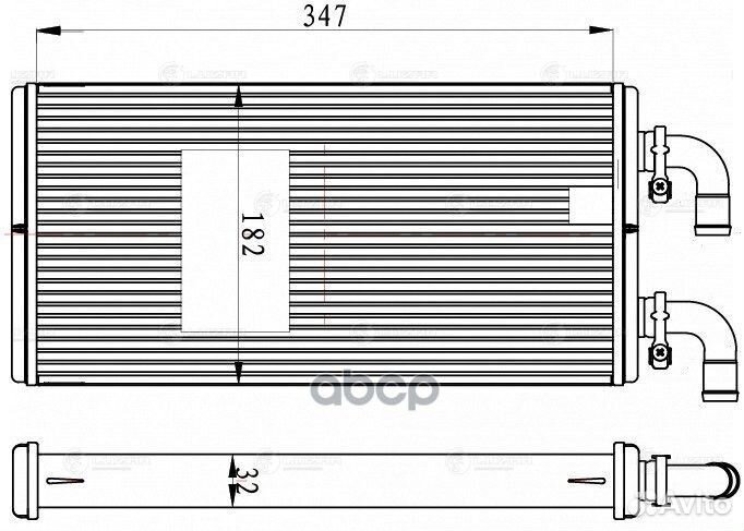 Радиатор отоп. для а м урал-м 4320 (бескапотная