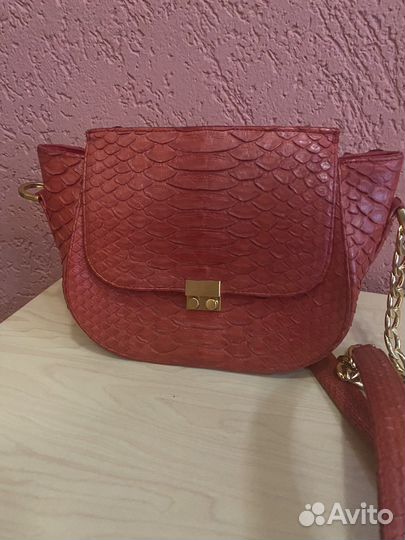 Сумка из натурального питона