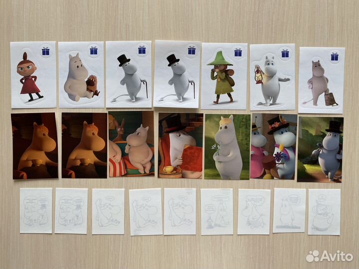 Наклейки moomin лента
